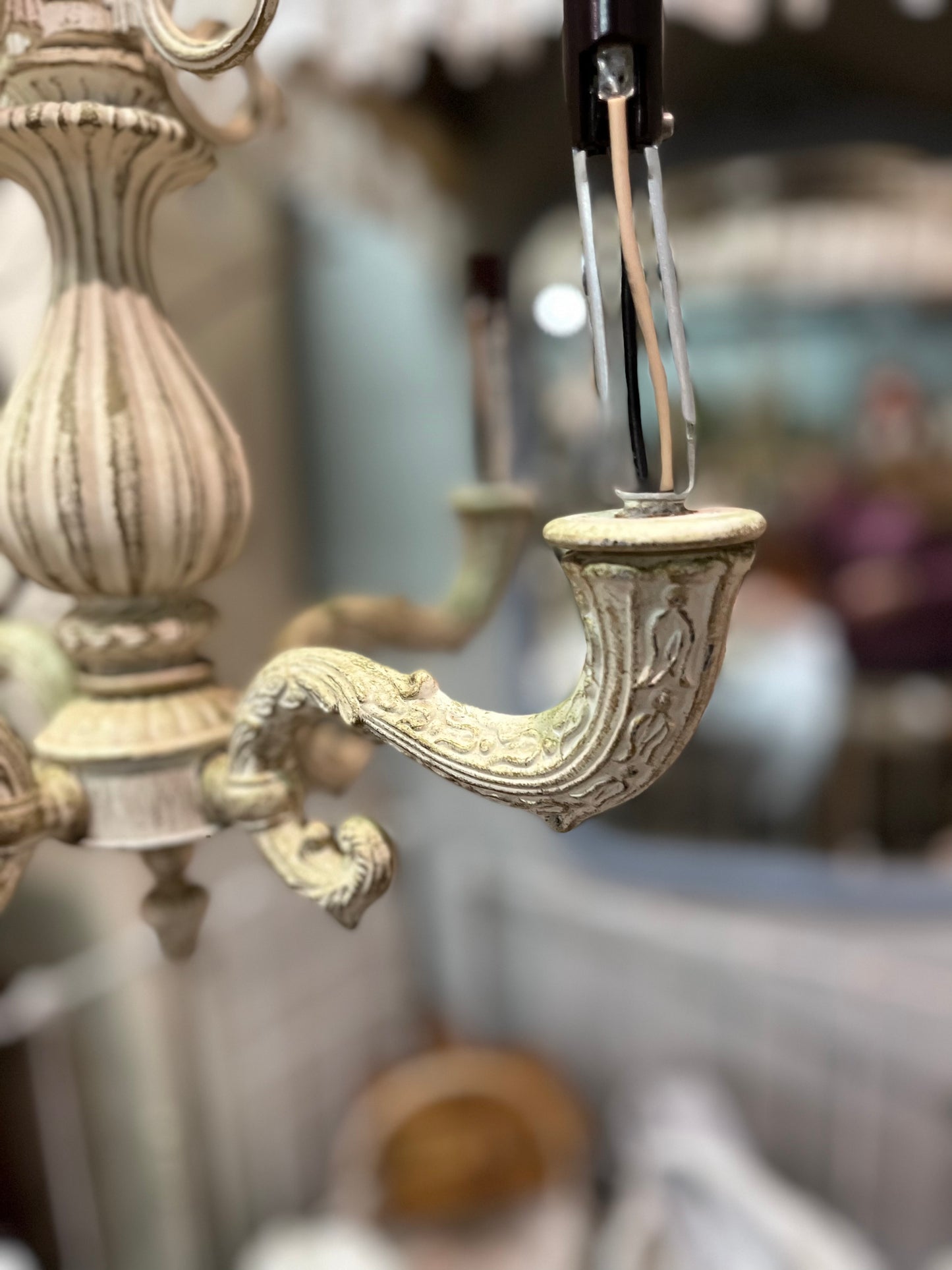 Naked Cream Chandelier