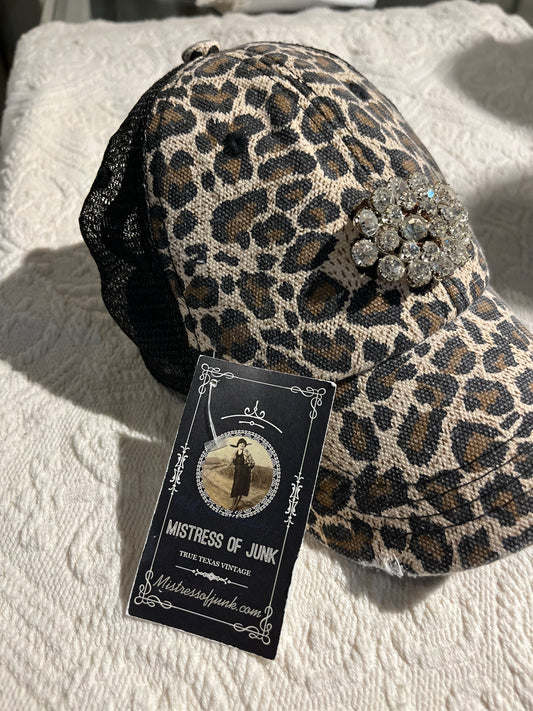 Blinged Ponytail Ball Cap