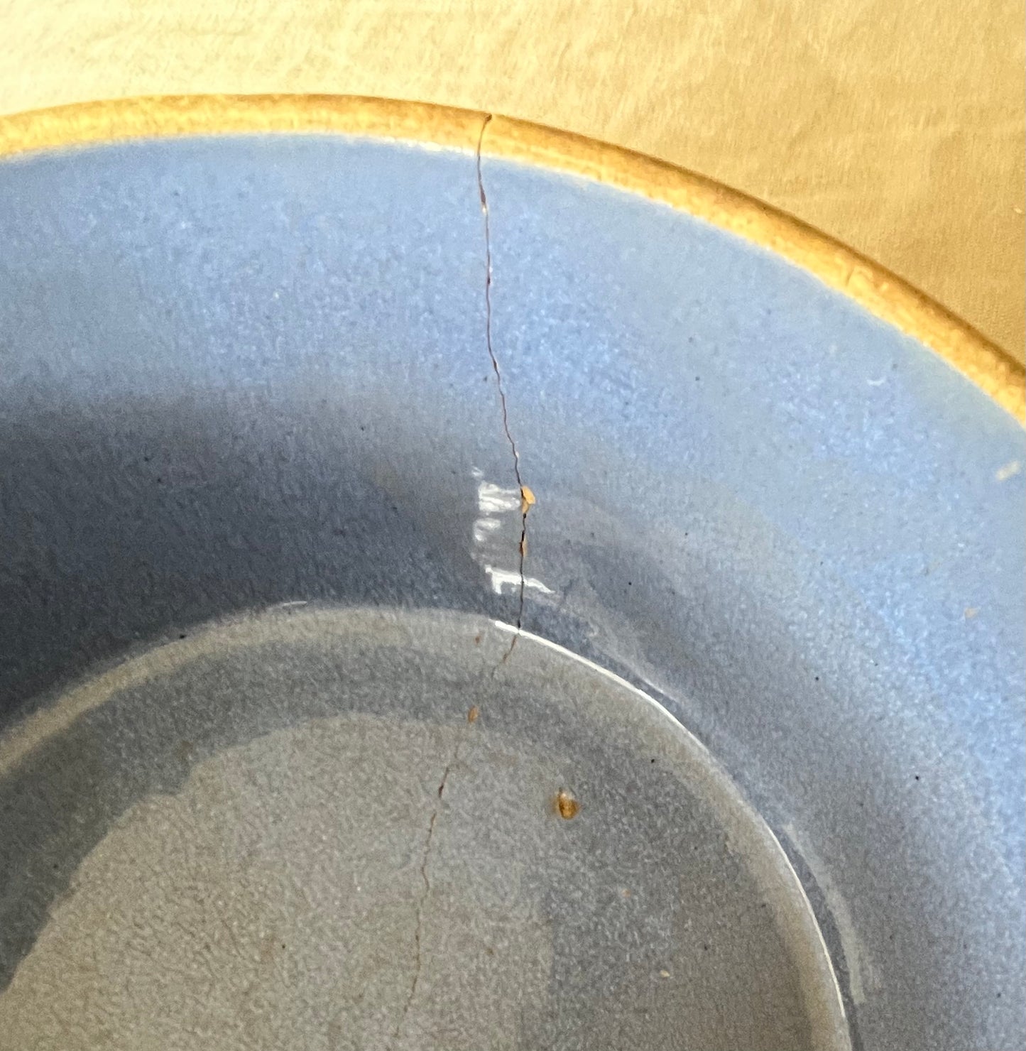Light Blue Crock Bowl