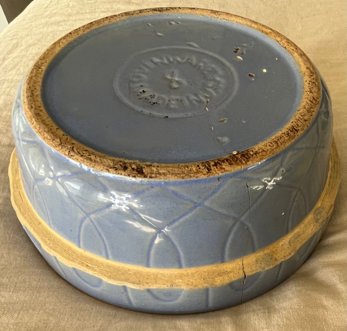 Light Blue Crock Bowl