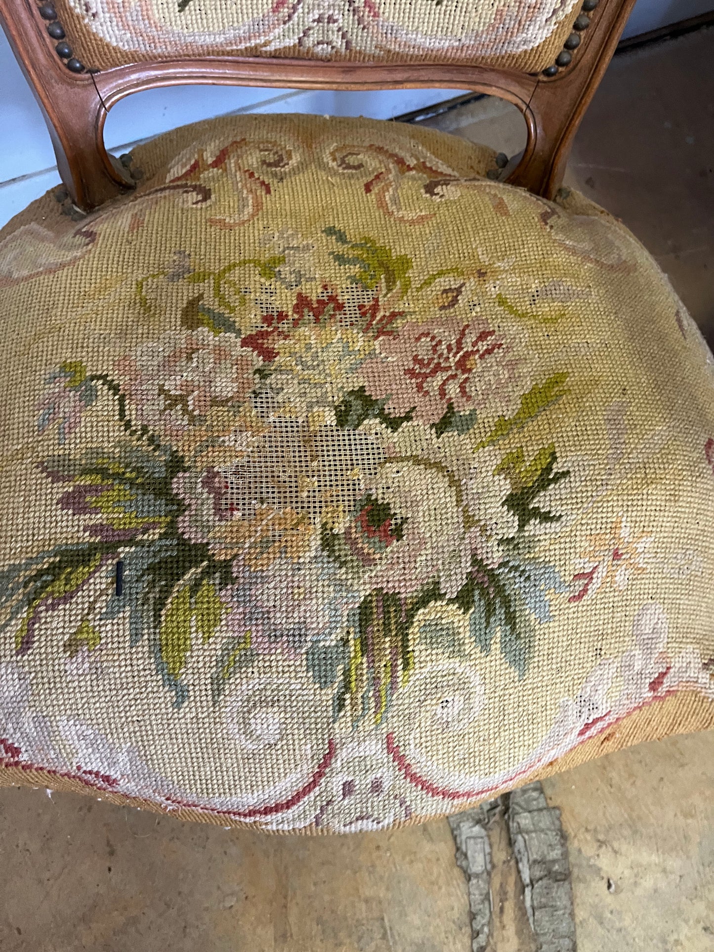 Needlepoint Arm Chair