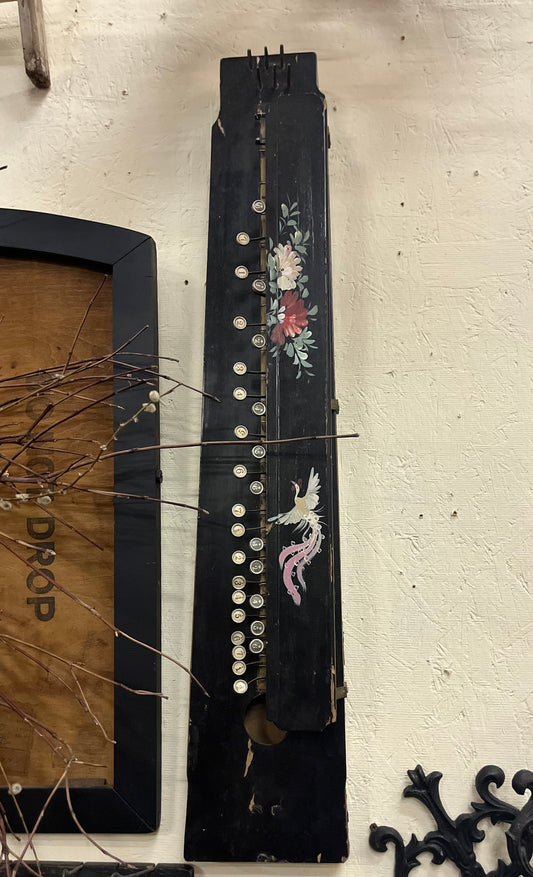 Black Hand Painted Instrument
