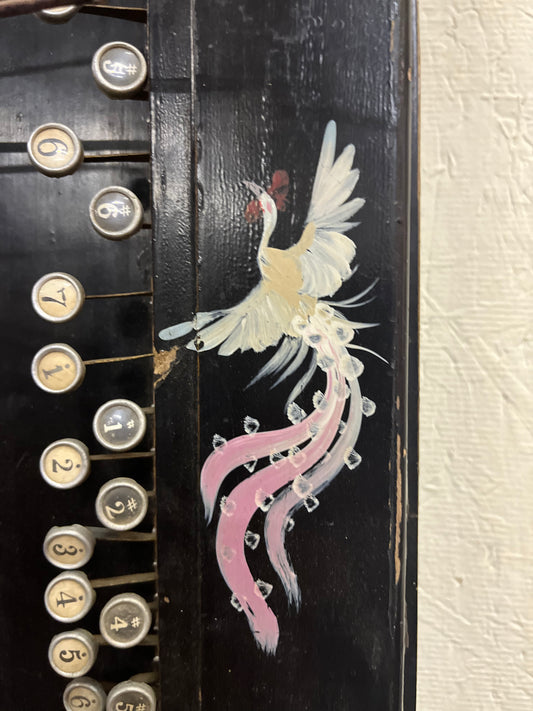 Black Hand Painted Instrument