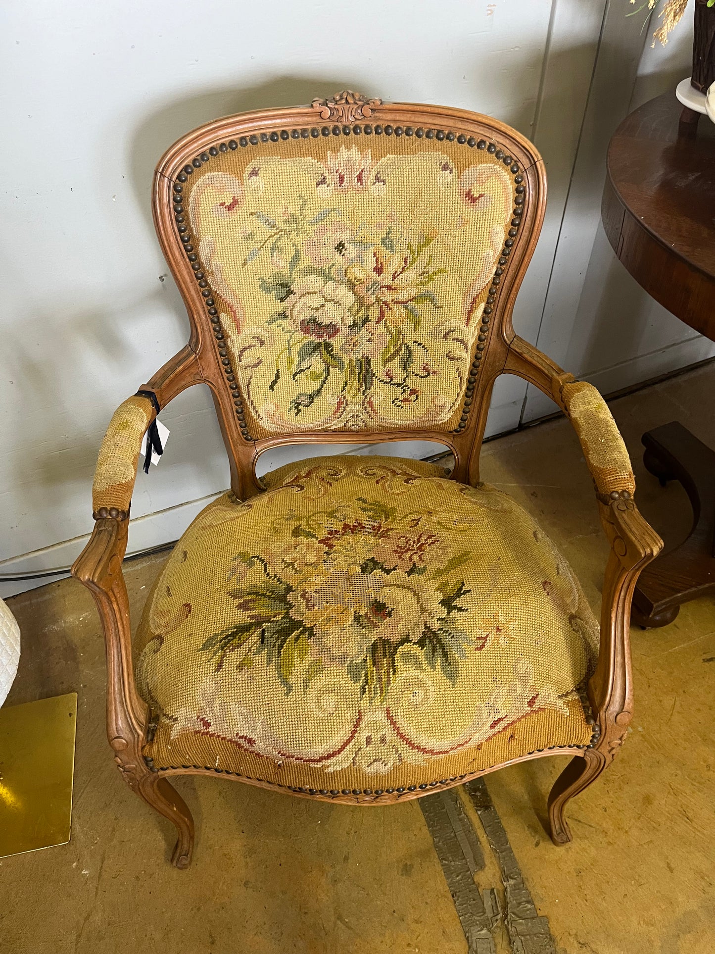 Needlepoint Arm Chair