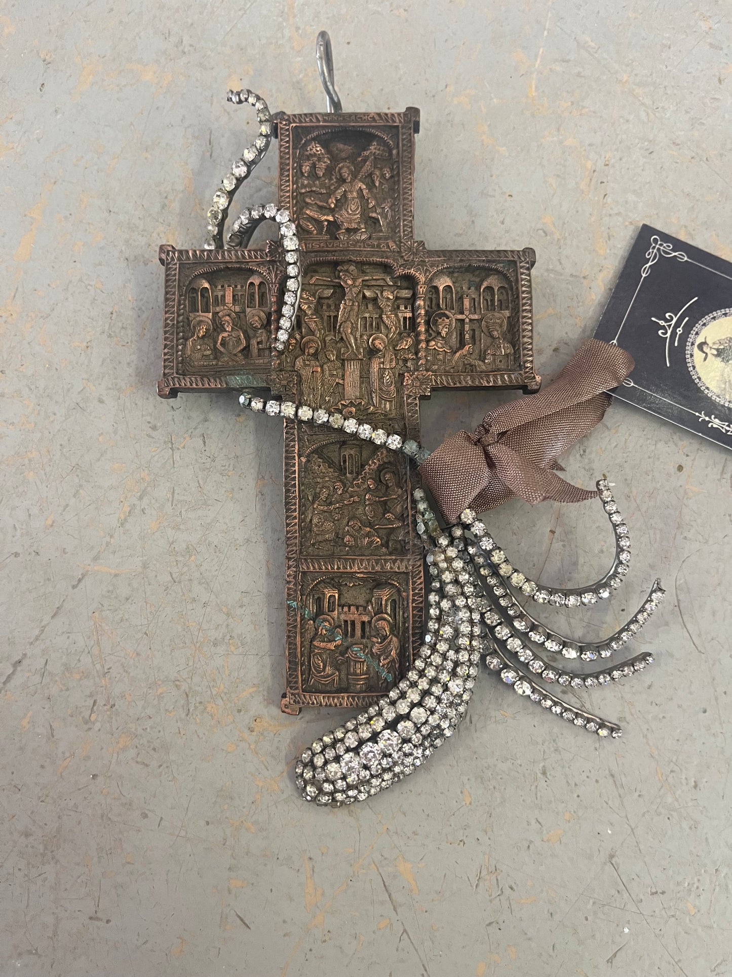 Skip Cross Pendant