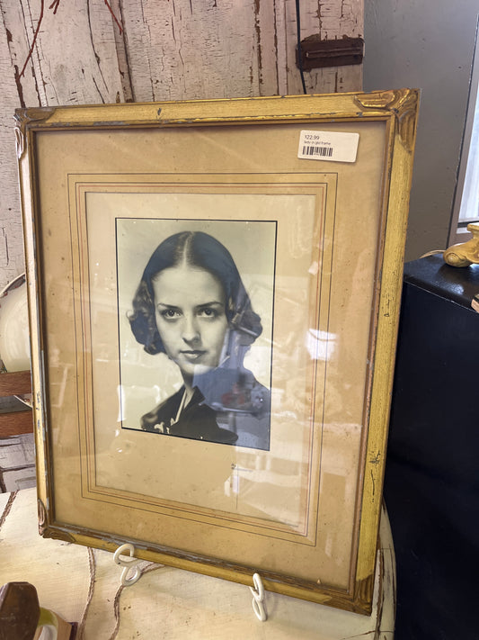 Lady Framed in Gold