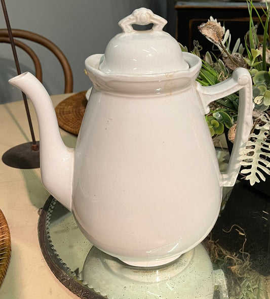 Ironstone Pitcher with Lid