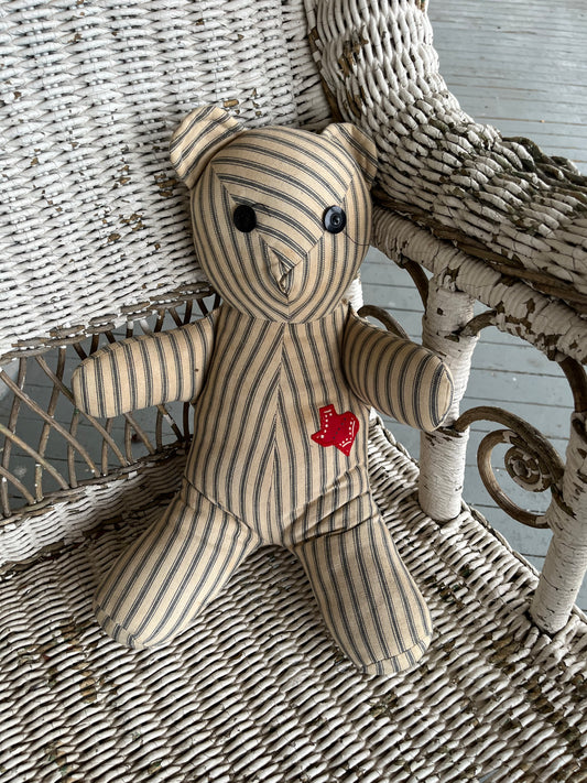 Ticking Texas Teddy Bear