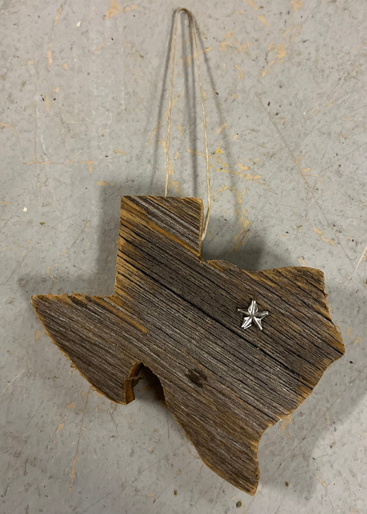 Texas Wood Ornament
