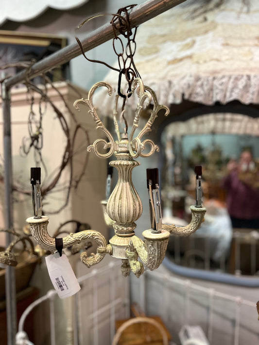 Naked Cream Chandelier