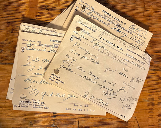 Vintage Prescription Sheet Packs