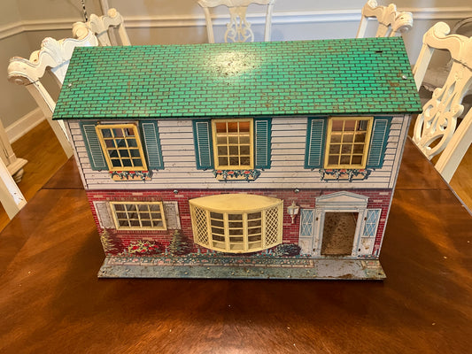 Vintage Metal Dollhouse