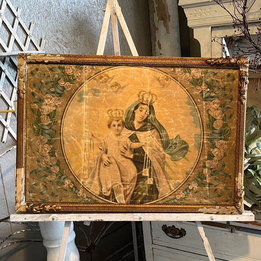 Italian Madonna Framed Canvas
