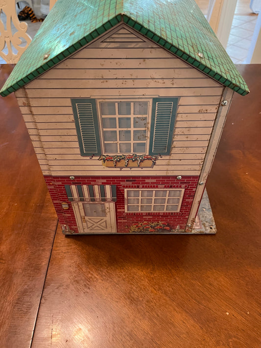 Vintage Metal Dollhouse