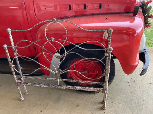 Prpl/Pnk Iron Full Bed #132